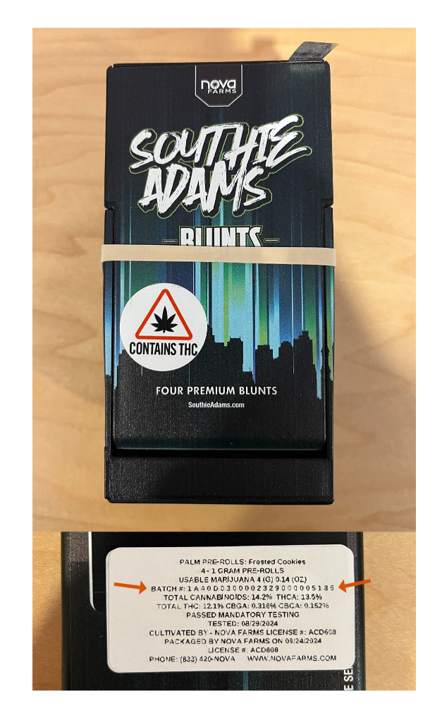 Nova Farms Recall Pre ground Flower Pre rolls And Blunts Frosted nova-farms-recall-pre-ground-flower-pre-rolls-and-blunts-frosted